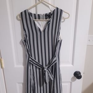 Womens Banana Republic Facotory Striped Sleeveless Dress 6